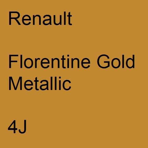 Renault, Florentine Gold Metallic, 4J.